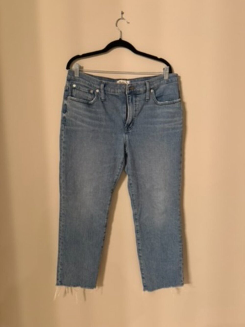 Madewell Petite Mid-Rise Perfect Vintage Jeans | Raw Hem | Size 31P
